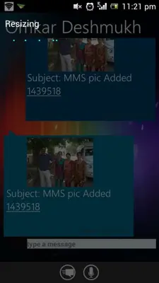 Messaging 7 android App screenshot 2